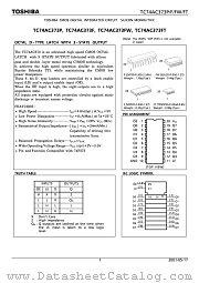 TC74AC373F datasheet pdf TOSHIBA