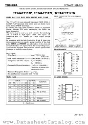 TC74ACT112FN datasheet pdf TOSHIBA