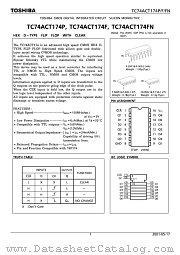 TC74ACT174F datasheet pdf TOSHIBA
