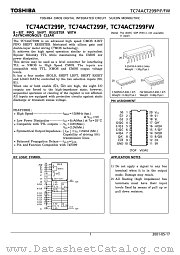 TC74ACT299FW datasheet pdf TOSHIBA