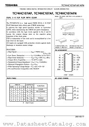 TC74HC107AFN datasheet pdf TOSHIBA