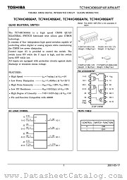TC74HC4066AP datasheet pdf TOSHIBA