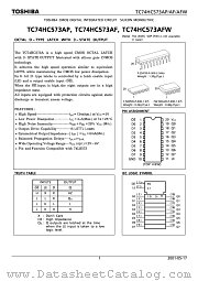 TC74HC573AF datasheet pdf TOSHIBA