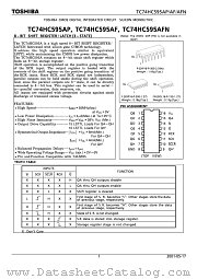 TC74HC595AFN datasheet pdf TOSHIBA