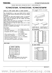 TC74HCT373AF datasheet pdf TOSHIBA