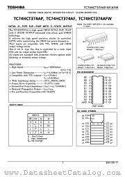 TC74HCT374AFW datasheet pdf TOSHIBA