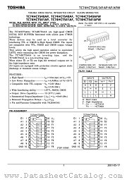 TC74HCT540AP datasheet pdf TOSHIBA