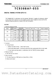 TC9308AF-055 datasheet pdf TOSHIBA