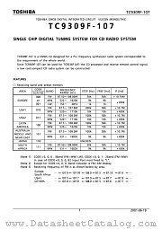 TC9309F-107 datasheet pdf TOSHIBA