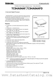 TC94A04AF datasheet pdf TOSHIBA
