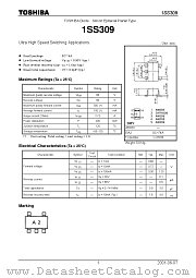 1SS309 datasheet pdf TOSHIBA