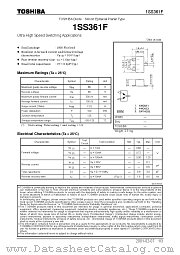 1SS361F datasheet pdf TOSHIBA