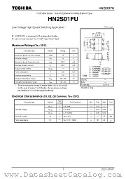 HN2S01FU datasheet pdf TOSHIBA