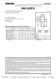 HN1J02FU datasheet pdf TOSHIBA