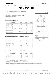 SSM5G01TU datasheet pdf TOSHIBA