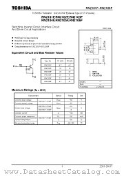 RN2104F datasheet pdf TOSHIBA