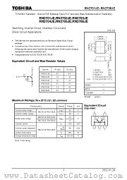 RN2705JE datasheet pdf TOSHIBA
