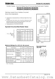 RN2905FE datasheet pdf TOSHIBA