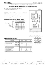 RN2961 datasheet pdf TOSHIBA