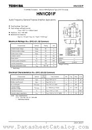 HN1C01F datasheet pdf TOSHIBA