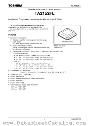 TA2152FL datasheet pdf TOSHIBA