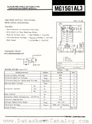 MG15G1AL3 datasheet pdf TOSHIBA