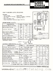 S2055A datasheet pdf TOSHIBA