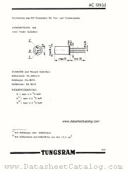 AC125(z) datasheet pdf TUNGSRAM
