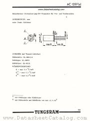 AC125F(z) datasheet pdf TUNGSRAM