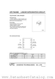 UTCTA31002 datasheet pdf Unisonic Technologies