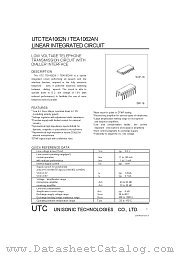 UTCTEA1062N datasheet pdf Unisonic Technologies
