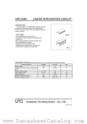 UTC51494 datasheet pdf Unisonic Technologies