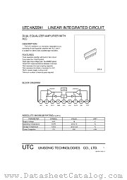 UTCKA22241 datasheet pdf Unisonic Technologies
