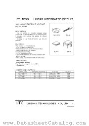 UTCLM2954 datasheet pdf Unisonic Technologies