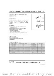 UTCLP2951 datasheet pdf Unisonic Technologies