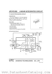 UTCPC1353 datasheet pdf Unisonic Technologies