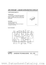 TA7613AP datasheet pdf Unisonic Technologies