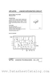 UTCUC723 datasheet pdf Unisonic Technologies