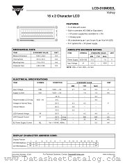 LCD-016M002L datasheet pdf Vishay