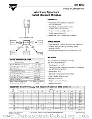 037 RSM datasheet pdf Vishay