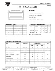 LCD-160G032A datasheet pdf Vishay