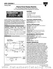 APD-192G064-1 datasheet pdf Vishay