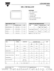 LCD-240X160A datasheet pdf Vishay