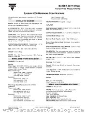 BULLETIN 257H (5000) datasheet pdf Vishay