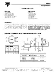 SI9986 datasheet pdf Vishay