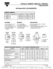 VN0605T datasheet pdf Vishay