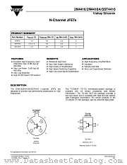 SST4416 datasheet pdf Vishay