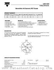 U423 datasheet pdf Vishay