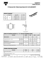 SI4807DY datasheet pdf Vishay