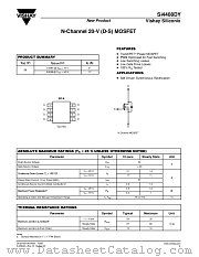 SI4408DY datasheet pdf Vishay